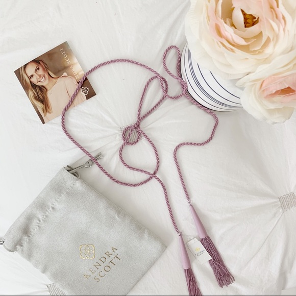 Kendra Scott Jewelry - Kendra Scott Phara Tassel Necklace in Lilac Kendra Scott Jewelry - Kendra Scott Phara Tassel Necklace in Lilac